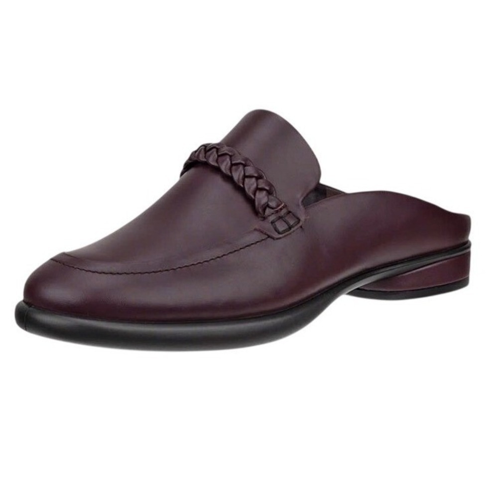 New Ecco Women's Sculpted Lx Leather‎ Mule Fig size EU41/ 10-10.5 Career Preppy